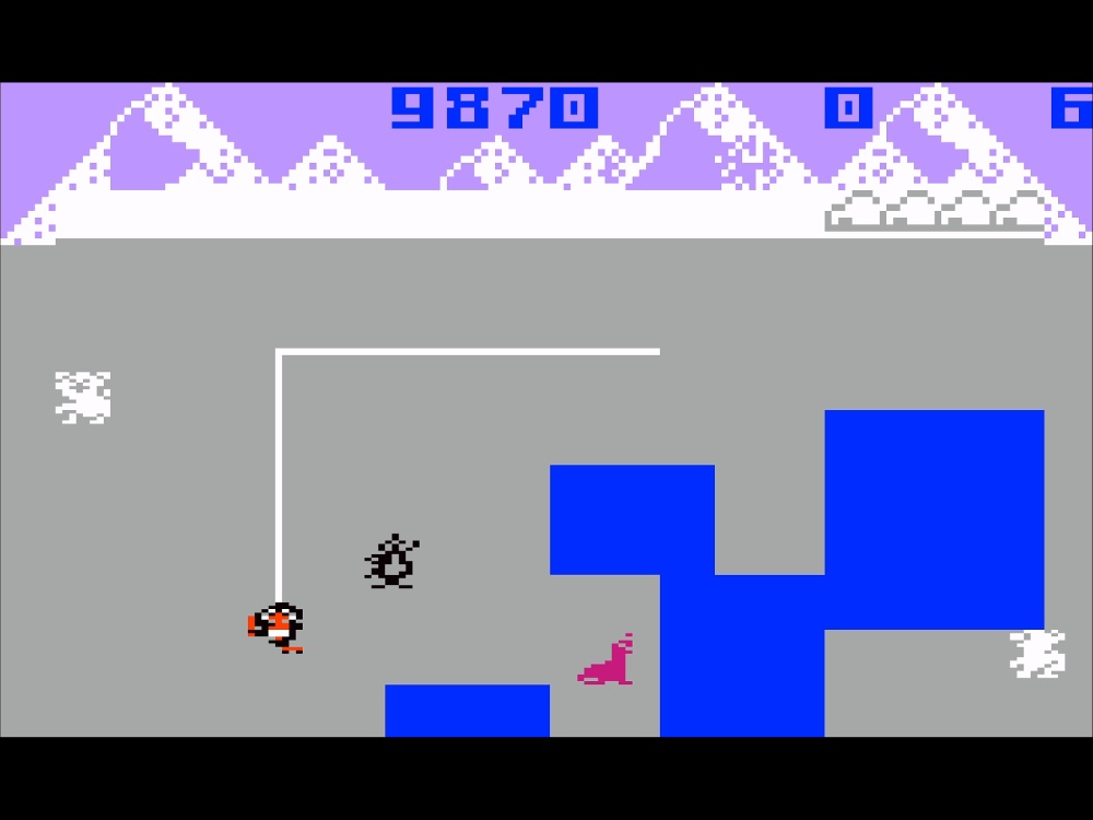Gameplay of Thin Ice for Intellivision